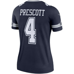 Dak Prescott Dallas Cowboys Women's Legend Player Performance Top Navy