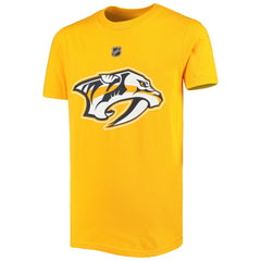 NHL Filip Forsberg Nashville Predators Youth Player Name & Number T-Shirt - Gold