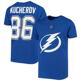 NHL Nikita Kucherov Tampa Bay Lightning Youth Player Name & Number T-Shirt - Royal