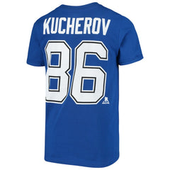NHL Nikita Kucherov Tampa Bay Lightning Youth Player Name & Number T-Shirt - Royal