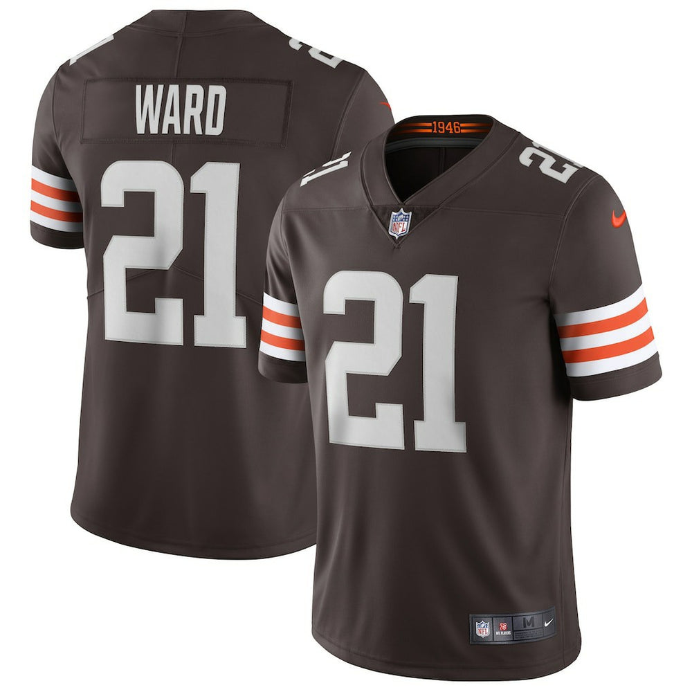 NFL Denzel Ward Cleveland Browns Vapor Limited Jersey - Brown
