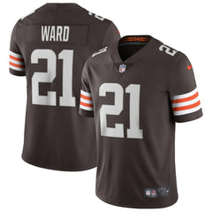 NFL Denzel Ward Cleveland Browns Vapor Limited Jersey - Brown