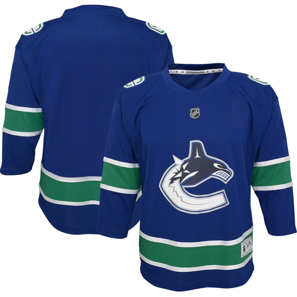 NHL Vancouver Canucks Youth Replica Jersey - Blue