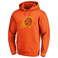 Phoenix Suns Icon Primary Logo Fitted Pullover Hoodie Orange