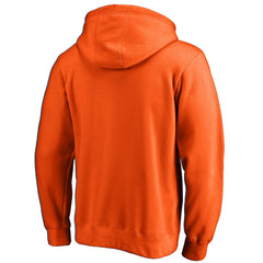 Phoenix Suns Icon Primary Logo Fitted Pullover Hoodie Orange