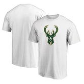 Milwaukee Bucks Primary Team Logo T-Shirt White