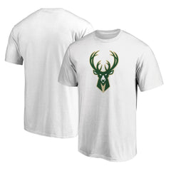 Milwaukee Bucks Primary Team Logo T-Shirt White