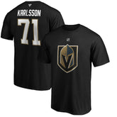 NHL William Karlsson Vegas Golden Knights Fanatics Authentic Stack Player Name & Number T-Shirt - Black