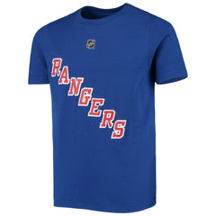 NHL Artemi Panarin New York Rangers Youth Player Name & Number T-Shirt - Blue