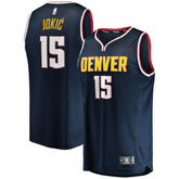 NBA Nikola Jokic Denver Nuggets Fast Break Player Jersey sale - Icon Editi- Navy
