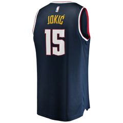 NBA Nikola Jokic Denver Nuggets Fast Break Player Jersey sale - Icon Editi- Navy