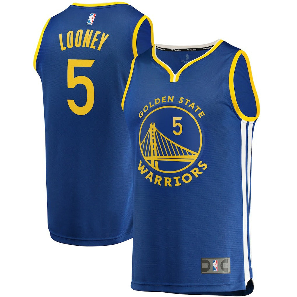 NBA Kevon Looney Golden State Warriors Fast Break Replica Player Team Jersey sale - Icon Editi- Royal