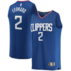NBA Kawhi Leonard LA Clippers Fast Break Player Jersey - Icon Edition - Royal