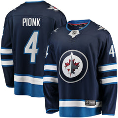 NHL Neal Pionk Winnipeg Jets Fanatics Home Breakaway Player Jersey - Navy