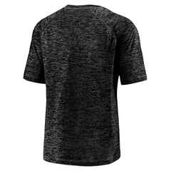 Carolina Panthers Nickname Wordmark Raglan Space Dye T-Shirt Black