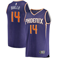 Cheick Diallo Phoenix Suns Youth Fast Break Replica Player Jersey Icon Edition Purple