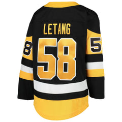 NHL Kris Letang Pittsburgh Penguins Youth Premier Player Jersey - Black