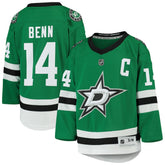 NHL Jamie Benn Dallas Stars Youth Home Replica Player Jersey - Kelly Green