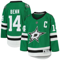 NHL Jamie Benn Dallas Stars Youth Home Replica Player Jersey - Kelly Green