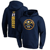 Denver Nuggets Playmaker Name & Number Pullover Hoodie Navy