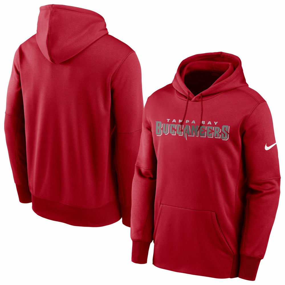 Tampa Bay Buccaneers Fan Gear Wordmark Performance Pullover Hoodie Red