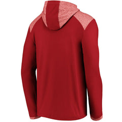 Arizona Cardinals Iconic Marbled Clutch Hoodie Long Sleeve T-Shirt Cardinal