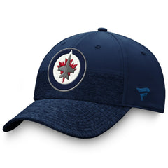 NHL Winnipeg Jets Fanatics Authentic Pro Locker Room 2-Tone Flex Hat - Navy