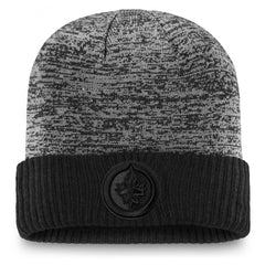 NHL Winnipeg Jets Fanatics Authentic Pro Travel & Training Cuffed Knit Hat - Black