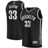 Nicolas Claxton Brooklyn Nets Fast Break Player Jersey Icon Edition Black