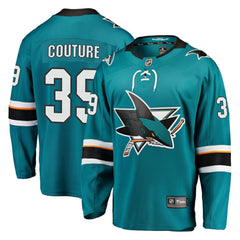 NHL Logan Couture San Jose Sharks Fanatics Breakaway Jersey - Teal