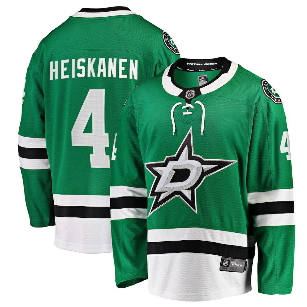 NHL Miro Heiskanen Dallas Stars Fanatics Team Color Breakaway Player Jersey - Kelly Green