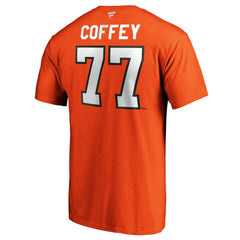 NHL Paul Coffey Philadelphia Flyers Fanatics Authentic Stack Retired Player Name & Number T-Shirt - Orange