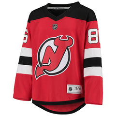 NHL Jack Hughes New Jersey Devils Youth Home Player Replica Jersey - Red