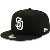 San Diego Padres New Era 9FIFTY Adjustable Hat - Black Hats