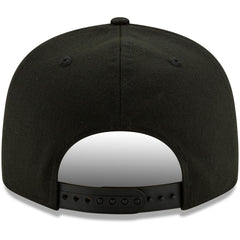 Milwaukee Brewers New Era Black on Black 9FIFTY Snapback Adjustable Hat - Black Hats