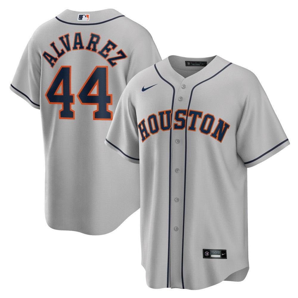 MLB Yordan ¨¢lvarez Houston Astros Nike Road Replica Player Jersey - Gray