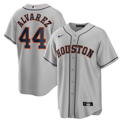 MLB Yordan ¨¢lvarez Houston Astros Nike Road Replica Player Jersey - Gray