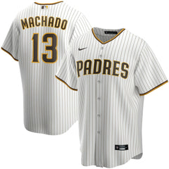 MLB Manny Machado San Diego Padres Nike Home Replica Player Jersey - White
