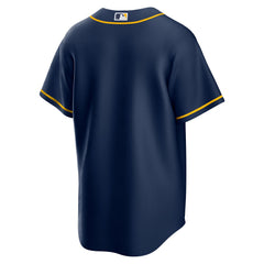 Milwaukee Brewers Nike Alternate Replica Team Jersey - Navy Jerseys