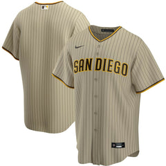MLB San Diego Padres Nike Alternate Replica Team Jersey - Tan