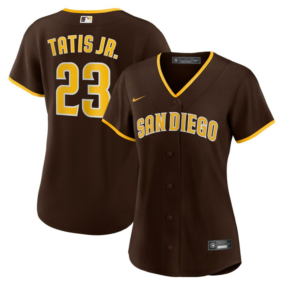 MLB Fernando Tat¨ªs Jr. San Diego Padres Nike Women's Road Replica Player Jersey - Brown
