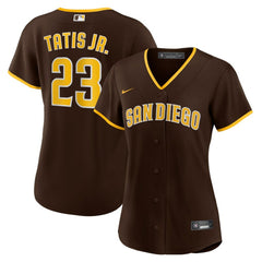 MLB Fernando Tat¨ªs Jr. San Diego Padres Nike Women's Road Replica Player Jersey - Brown