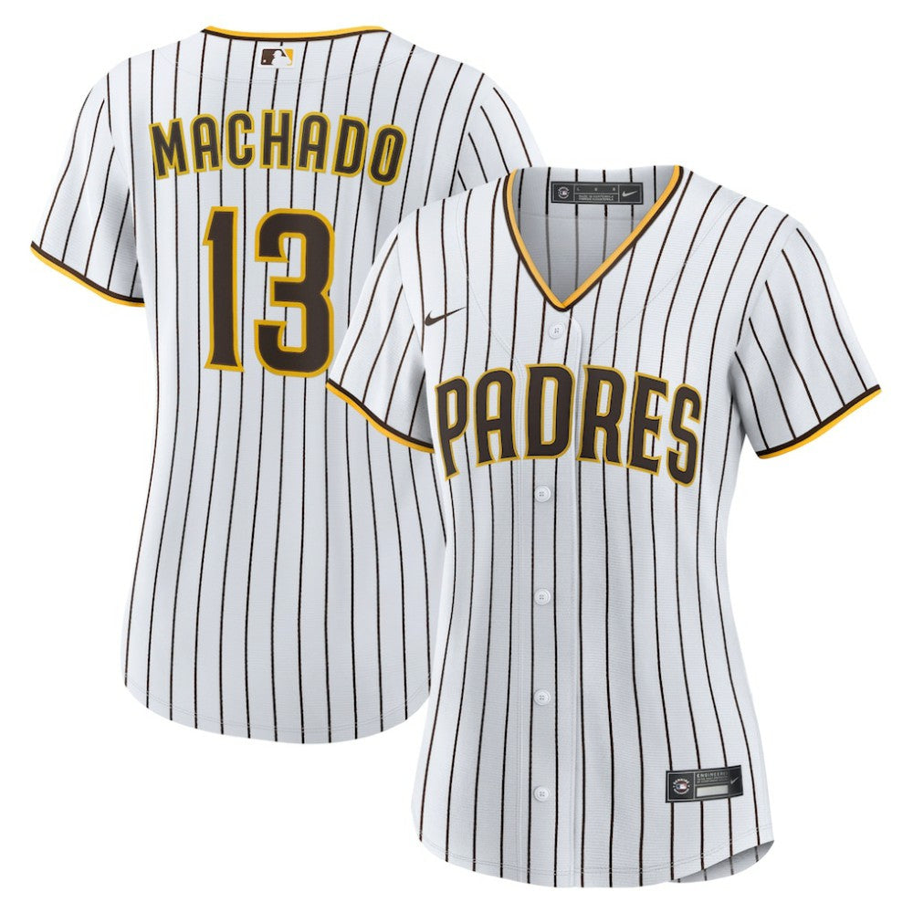 MLB Manny Machado San Diego Padres Nike Women's Home Replica Player Jersey - White/Brown