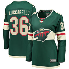 NHL Mats Zuccarello Minnesota Wild Fanatics Women's Breakaway Player Jersey - Green