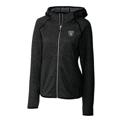 Las Vegas Raiders Cutter & Buck Women's Mainsail Full-Zip Jacket Black