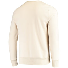 Texas Rangers Majestic Threads Fleece Pullover Sweatshirt - Oatmeal Pullover