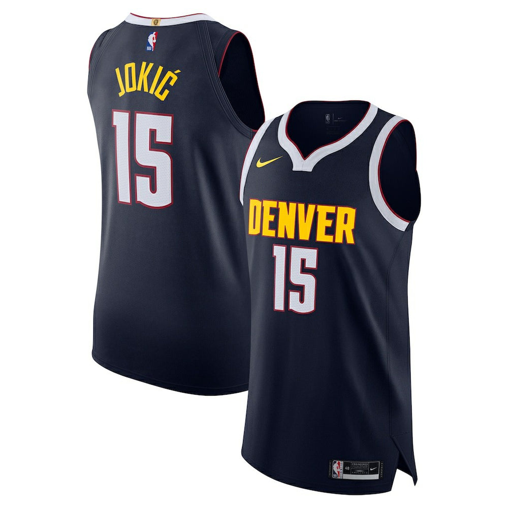 NBA Nikola Jokic Denver Nuggets Authentic Jersey sale - Icon Editi- Navy