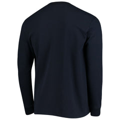 Seattle Seahawks Dunbrooke Logo Maverick Thermal Henley Long Sleeve T-Shirt Navy