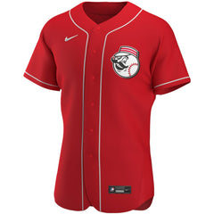 Cincinnati Reds Nike Alternate Authentic Team Logo Jersey - Scarlet Jerseys
