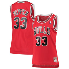 NBA Scottie Pippen Chicago Bulls Women's 1997/98 Hardwood Classics Swingman Jersey sale - Red